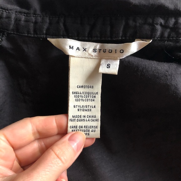 Comfortable black collared shirt - Picture 6 of 6